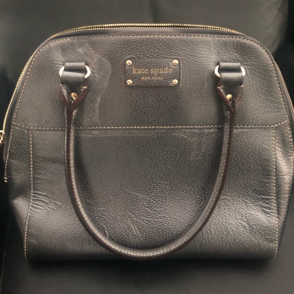 Metallic Kate Spade bag authentic
